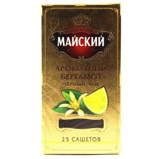 Чай Майский Золотой Ароматный Бергамот 25п.